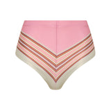Faithfull - Olina Bikini Bottom Barragan Stripe Dusty Mauve