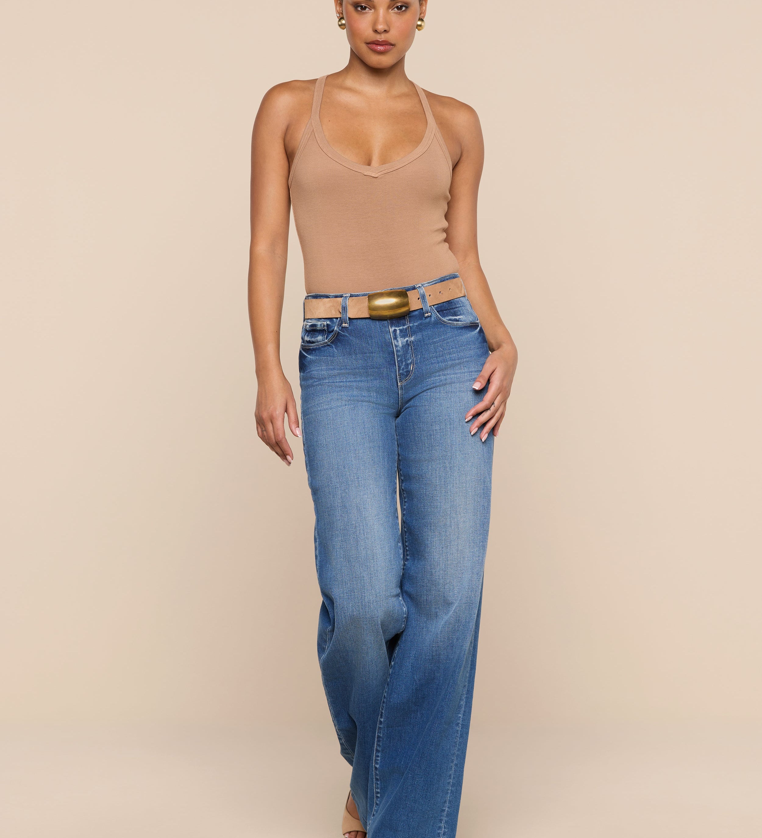 L'AGENCE - Wrenna Racerback Bodysuit