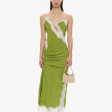 Christopher Esber - Crimped Lace Cami Dress