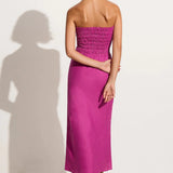 Faithfull - Do Dora Midi Dress Magenta - Final Sale
