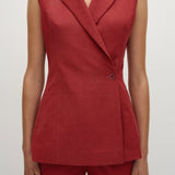 Faithfull - Florine Blazer Deep Red