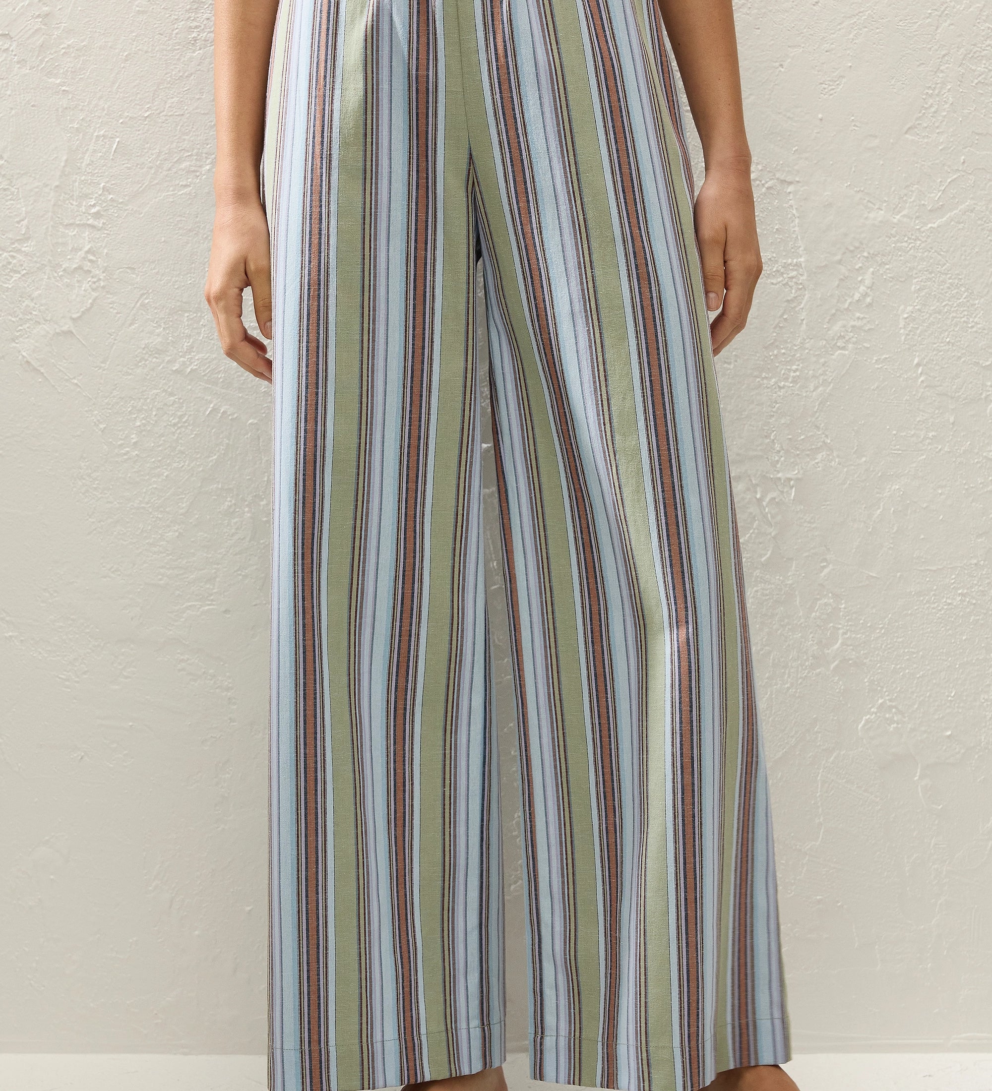 Faithfull - Lane Pant Agua Stripe Blue