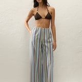 Faithfull - Lane Pant Agua Stripe Blue