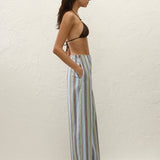Faithfull - Lane Pant Agua Stripe Blue
