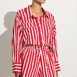 Faithfull - Isole Playsuit Bayou Stripe Red - Final Sale