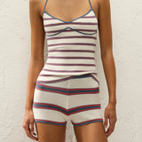 Faithfull - Citara Halter Top Vintage Breton Stripe Micro