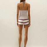 Faithfull - Citara Halter Top Vintage Breton Stripe Micro