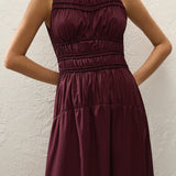 Faithfull - Yael Midi Dress Mulberry