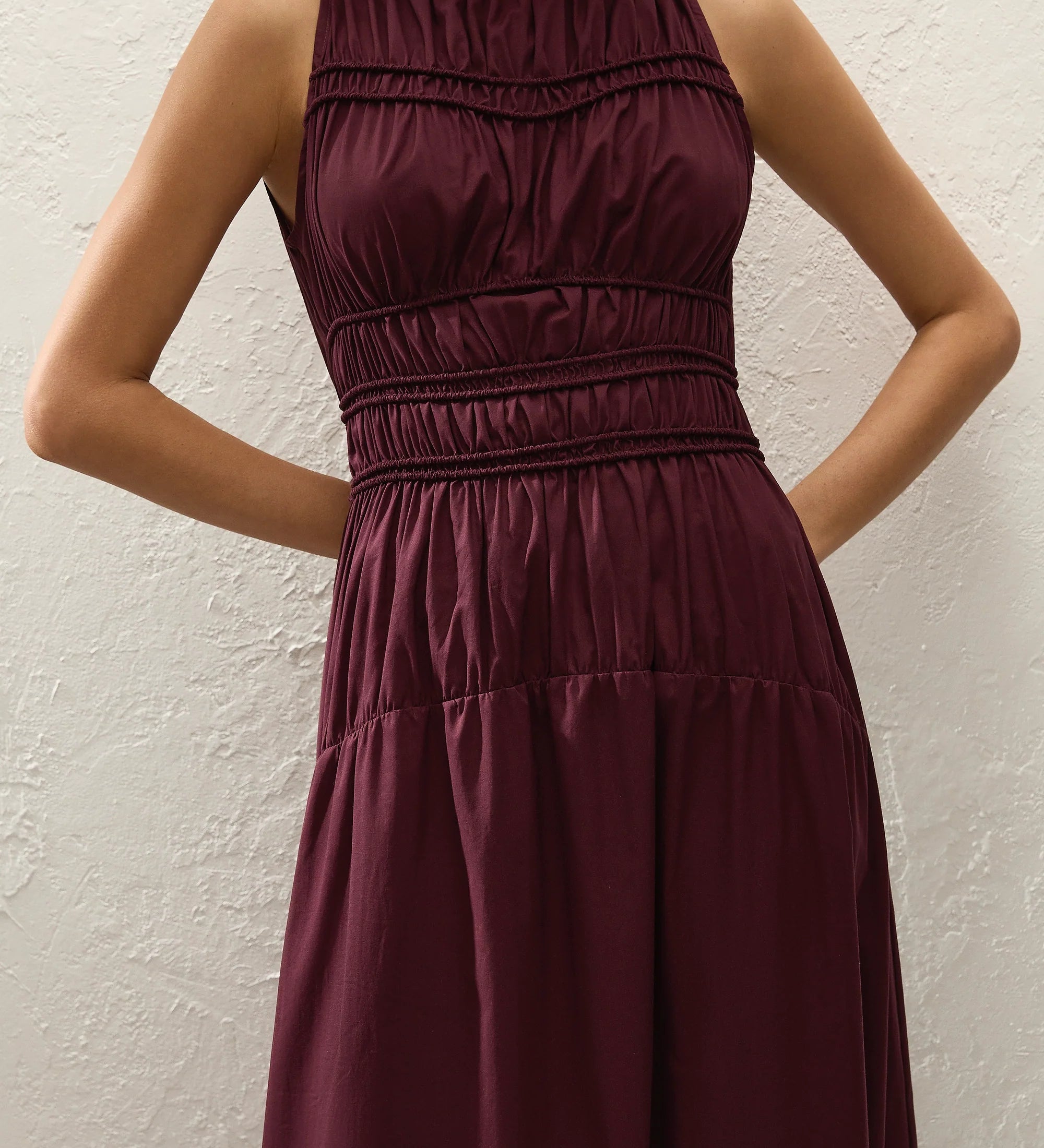 Faithfull - Yael Midi Dress Mulberry