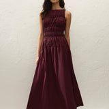 Faithfull - Yael Midi Dress Mulberry