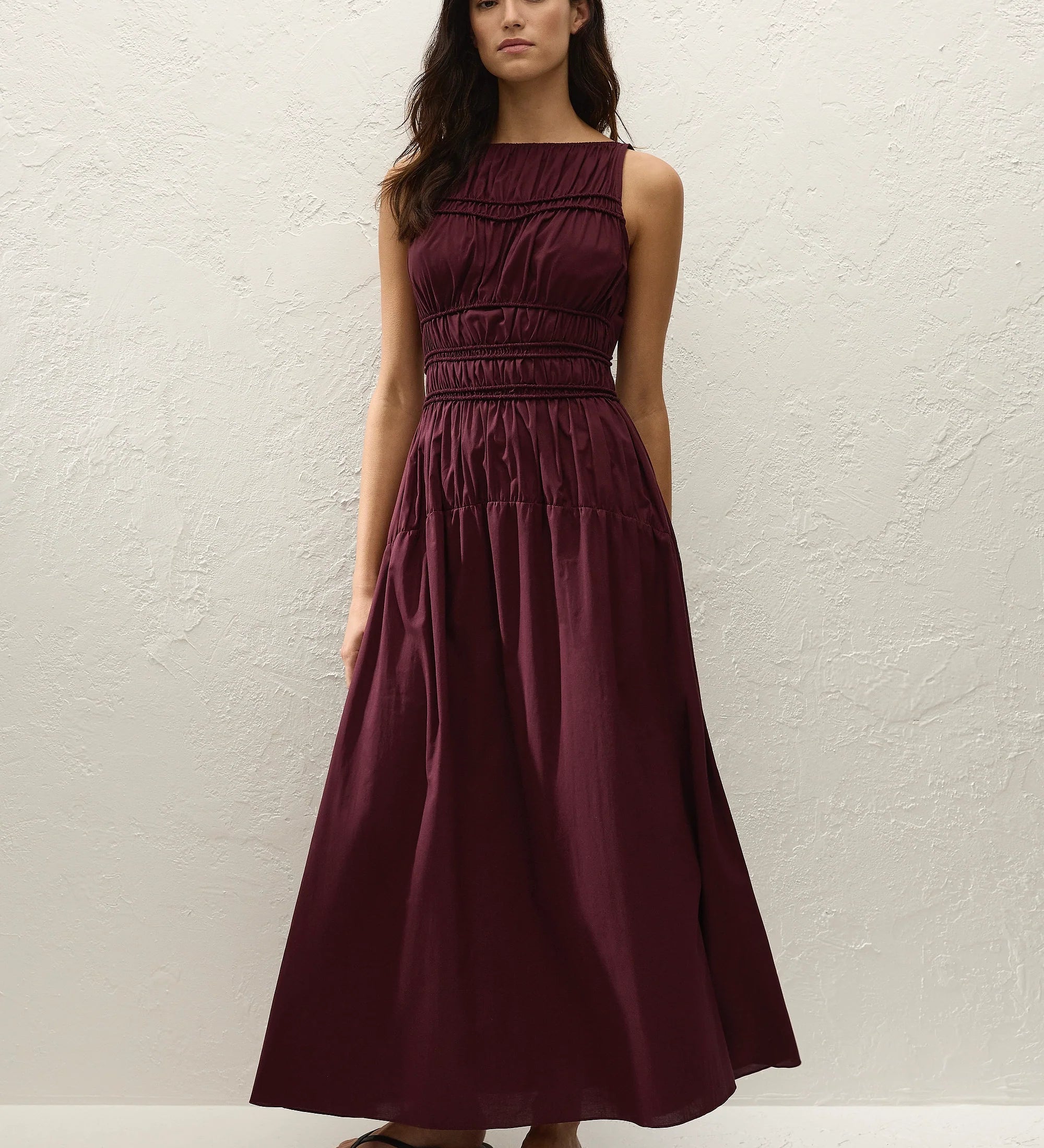Faithfull - Yael Midi Dress Mulberry