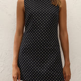 Faithfull - Jacie Mini Dress Lola Polka Dot Black Cream