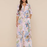 L'AGENCE - Cameron Silk Shirt Dress