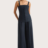 Faithfull - Corbiere Vest Navy - Final Sale
