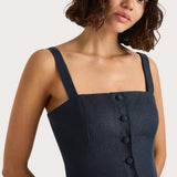 Faithfull - Corbiere Vest Navy - Final Sale