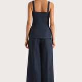 Faithfull - Corbiere Vest Navy - Final Sale