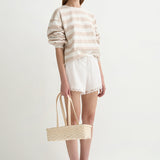 Posse - HUGO JUMPER - BEIGE IVORY STRIPE