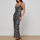 L'AGENCE - Akiya Satin Maxi Dress