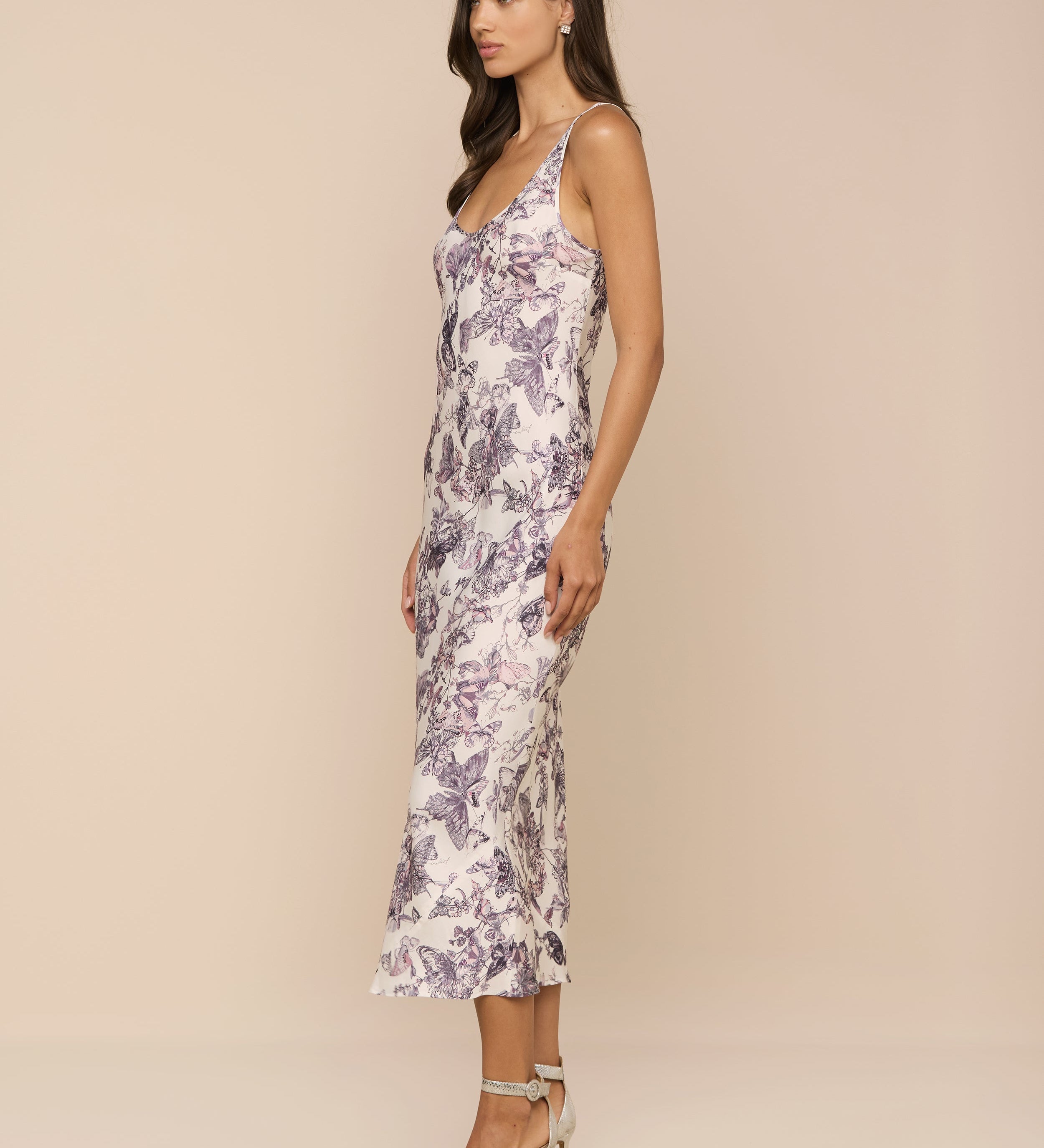 L'AGENCE - Akiya Satin Maxi Dress