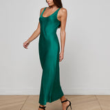 L'AGENCE - Akiya Satin Maxi Dress