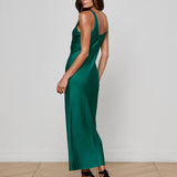 L'AGENCE - Akiya Satin Maxi Dress