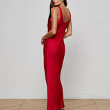 L'AGENCE - Akiya Satin Maxi Dress