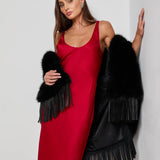 L'AGENCE - Akiya Satin Maxi Dress