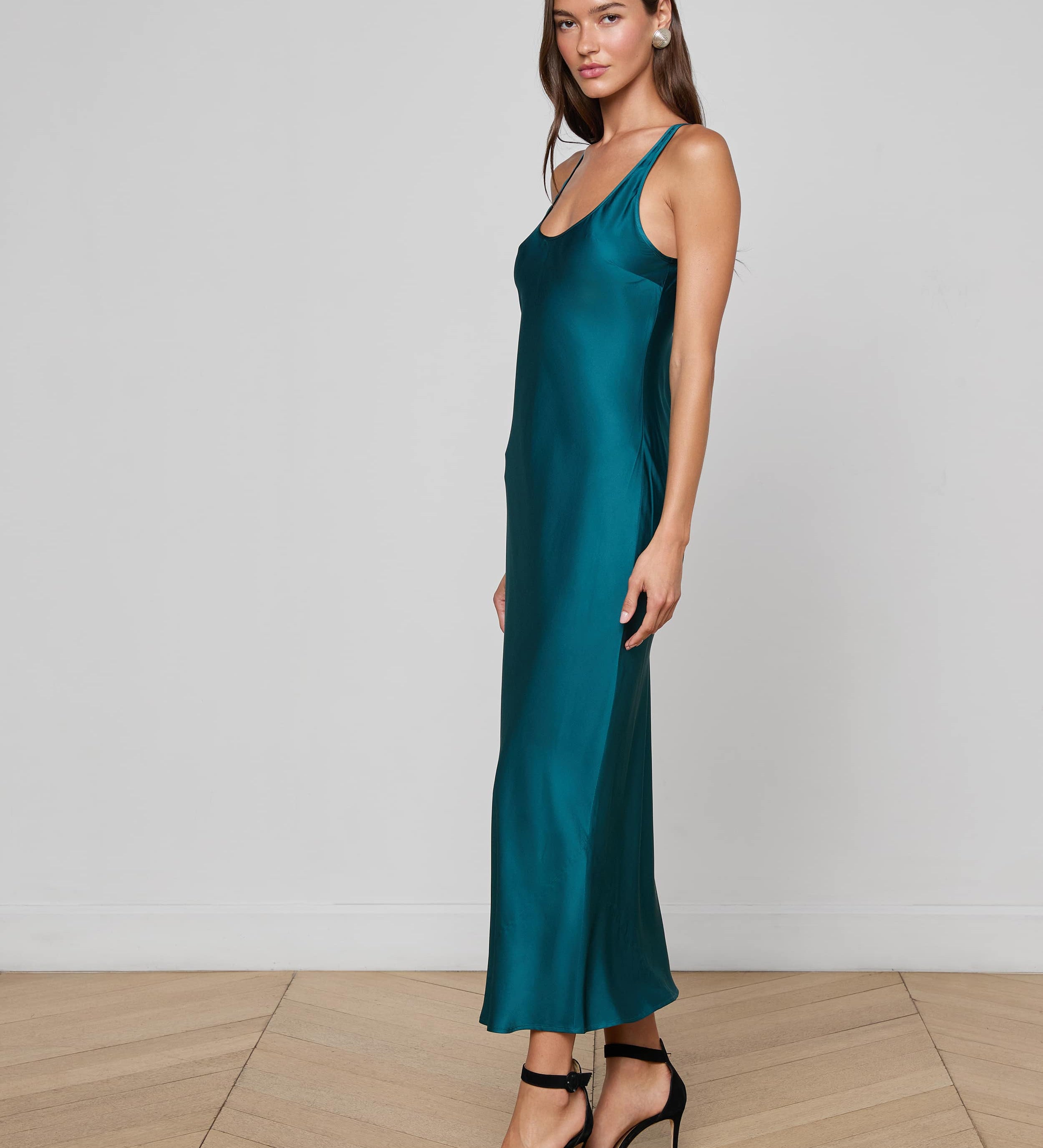 L'AGENCE - Akiya Satin Maxi Dress