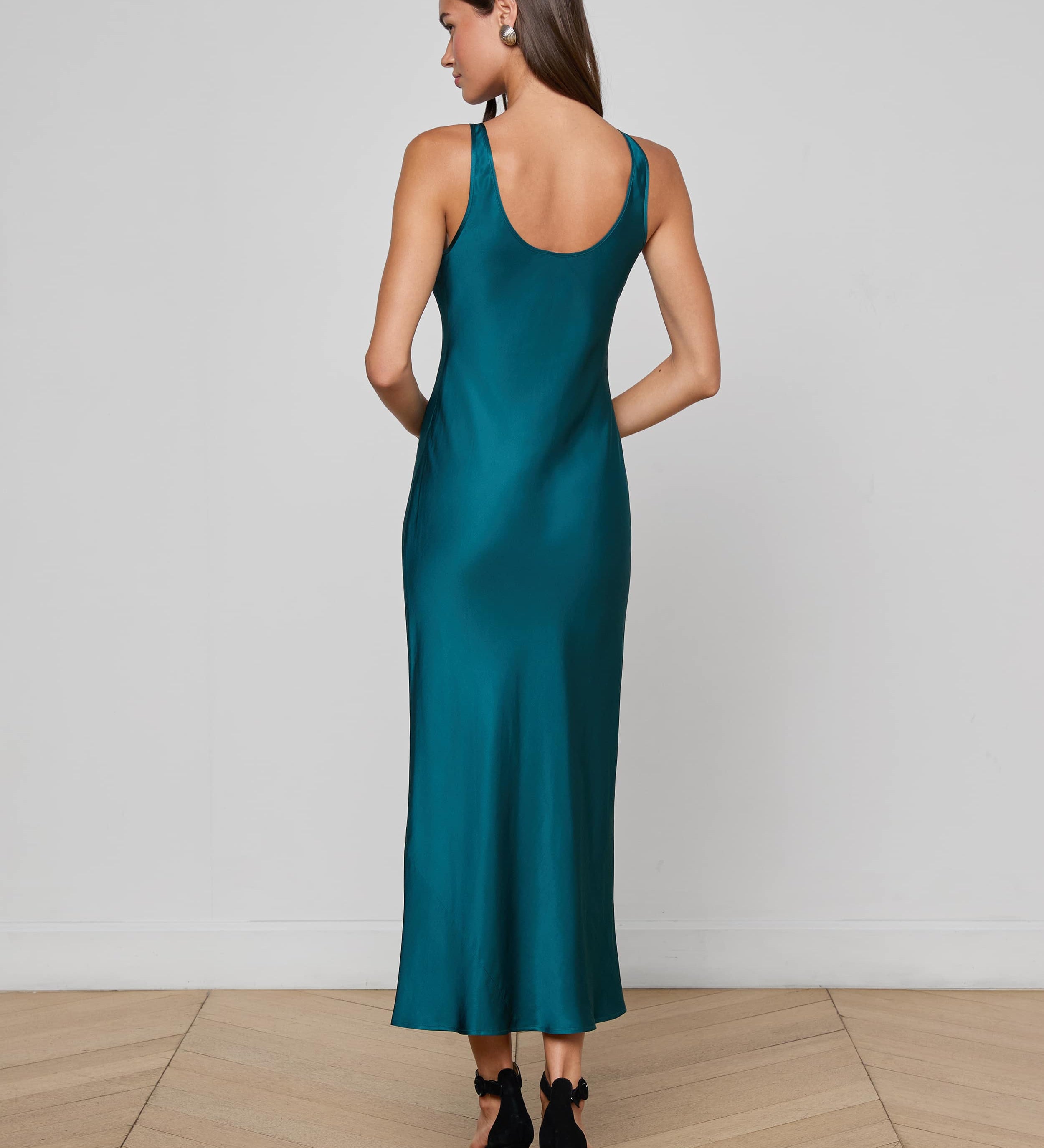 L'AGENCE - Akiya Satin Maxi Dress