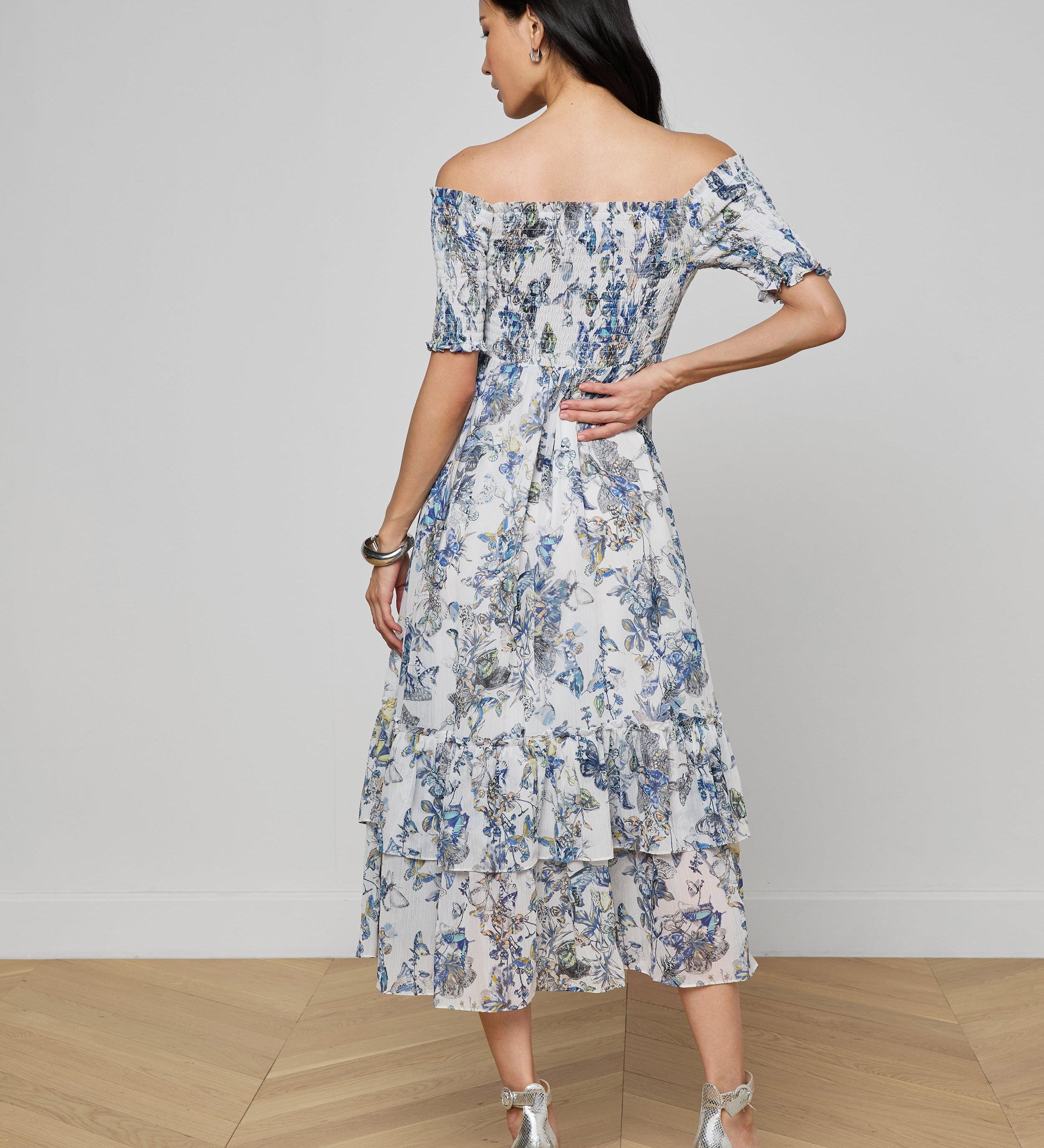 L'AGENCE - Oriel Off - Shoulder Dress