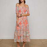 L'AGENCE - Oriel Off-The-Shoulder Dress