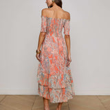 L'AGENCE - Oriel Off-The-Shoulder Dress