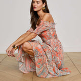 L'AGENCE - Oriel Off-The-Shoulder Dress