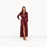 L'AGENCE - Cameron Sequin Shirt Dress