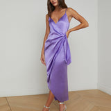 L'AGENCE - Amilia Silk Wrap Dress