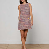 L'AGENCE - Florian Tweed Shift Dress