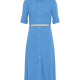 L'AGENCE - Malika Linen-Blend Shirt Dress