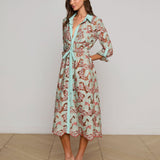 L'AGENCE - Emilio Lace Shirt Dress