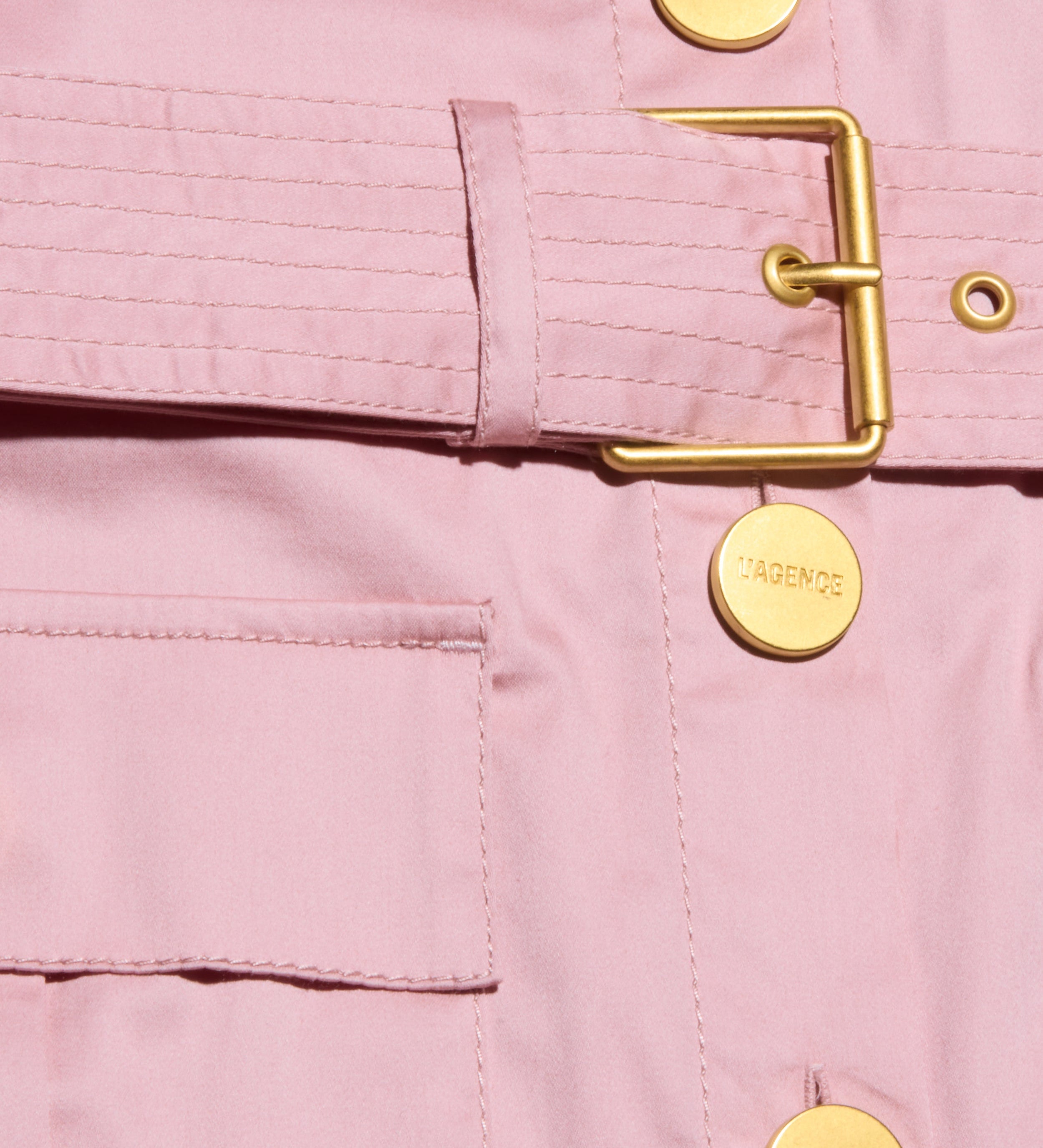 L'AGENCE - Noam Poplin Shirt Dress