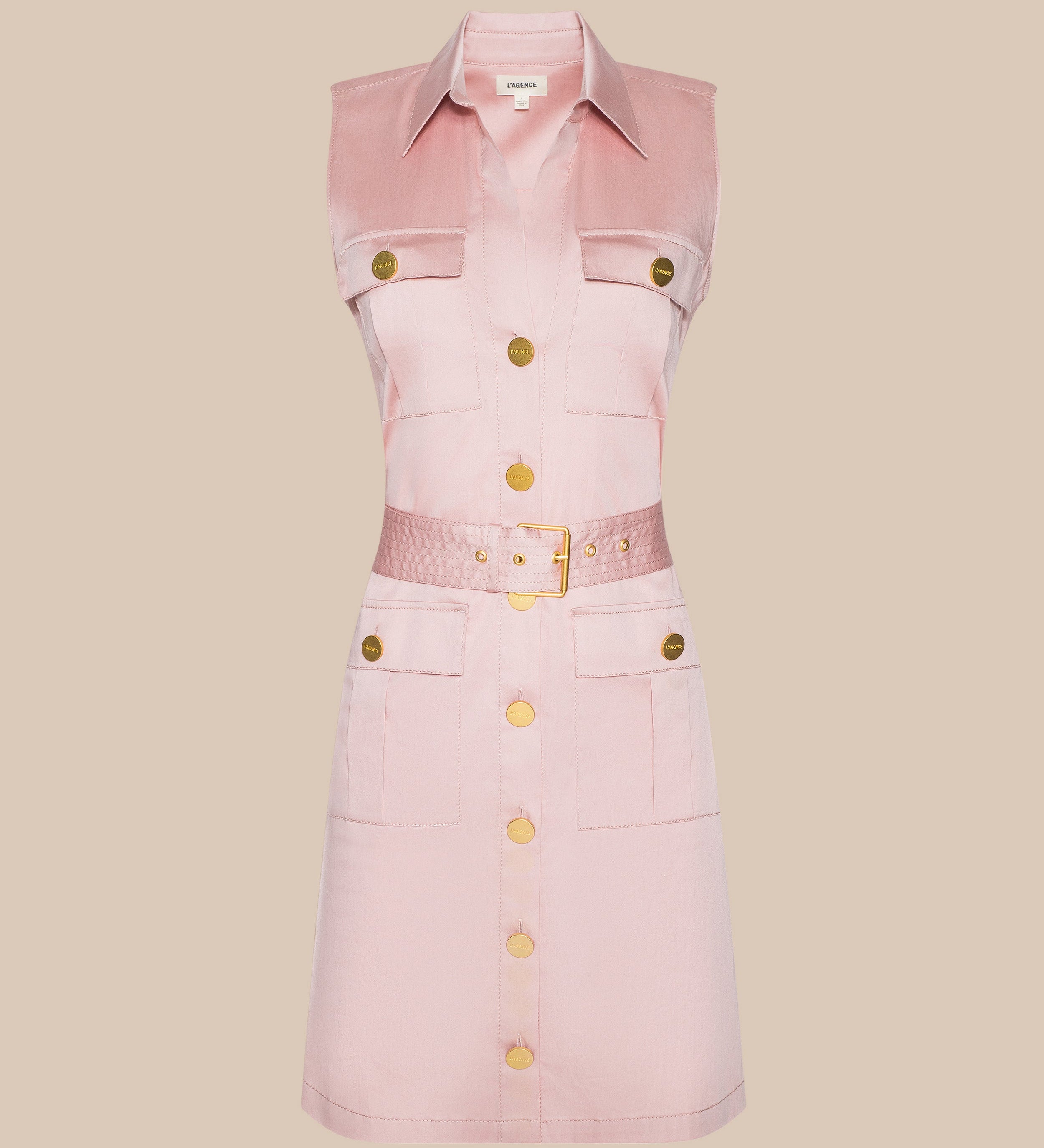L'AGENCE - Noam Poplin Shirt Dress