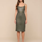 L'AGENCE - Halia Vegan Leather Dress