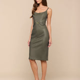 L'AGENCE - Halia Vegan Leather Dress