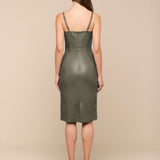 L'AGENCE - Halia Vegan Leather Dress