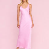 L'AGENCE - Akiya Satin Maxi Dress