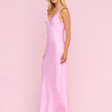 L'AGENCE - Akiya Satin Maxi Dress
