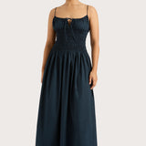 Faithfull - Claude Maxi Dress Navy - Final Sale