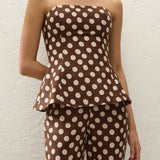 Faithfull - Petro Top Cioccolato Dot