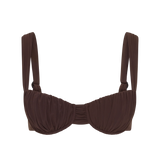 Faithfull - Emily Bikini Top Coffee - Final Sale