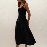 Faithfull - Olas Midi Dress Black