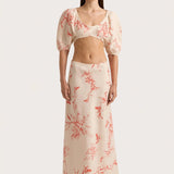 Faithfull - Soleil Top Leilani Vermilion - Final Sale